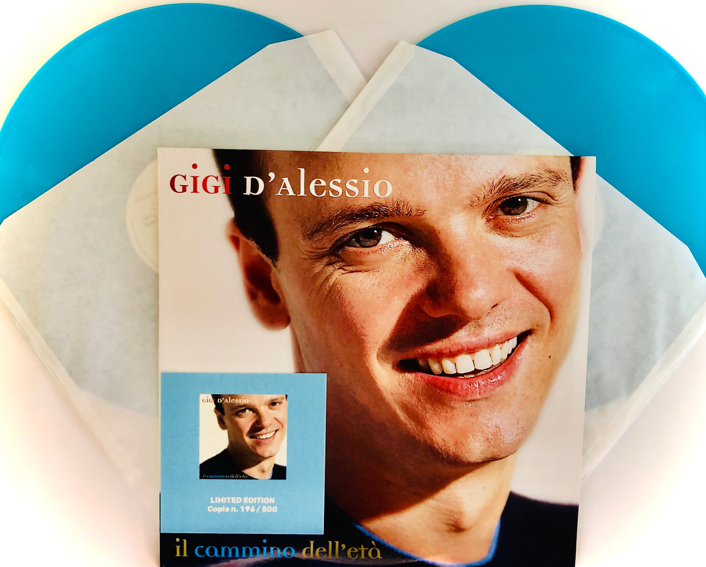 GIGI D’ALESSIO - Il cammino dell’età - Doppio Vinile Azzurro Solido (Ed. Lim. Numerata)