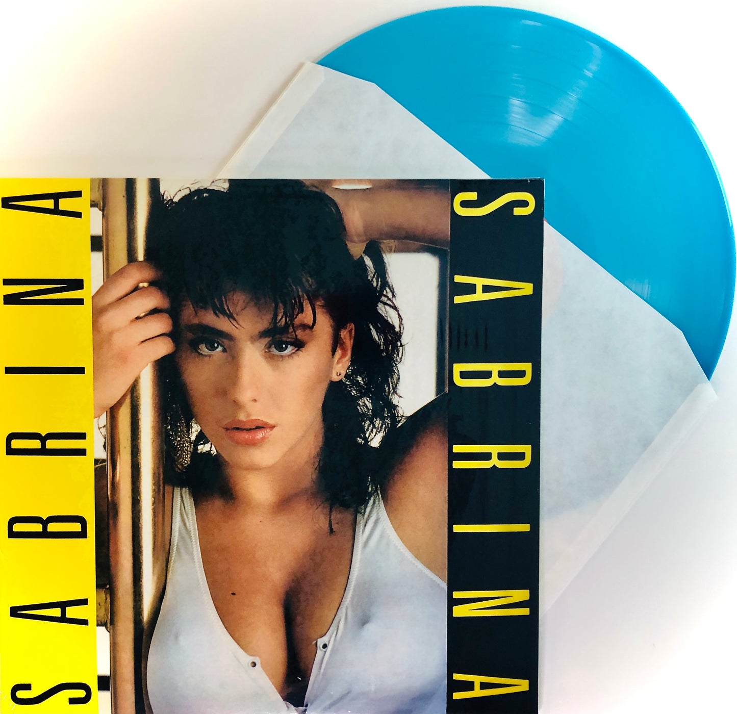 SABRINA SALERNO - Sabrina - Vinile Azzurro Solido