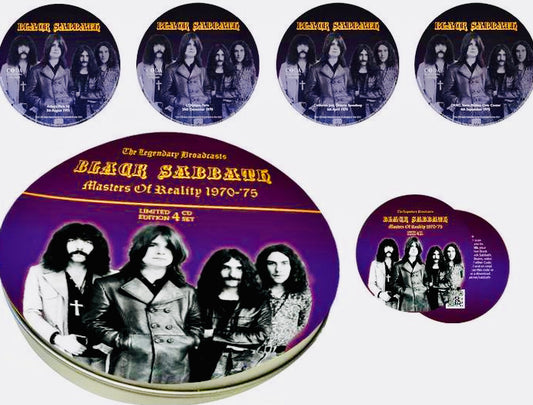 BLACK SABBATH - Masters of Reality (1970-’75) The Legendary Broadcasts - N° 4 CD Set