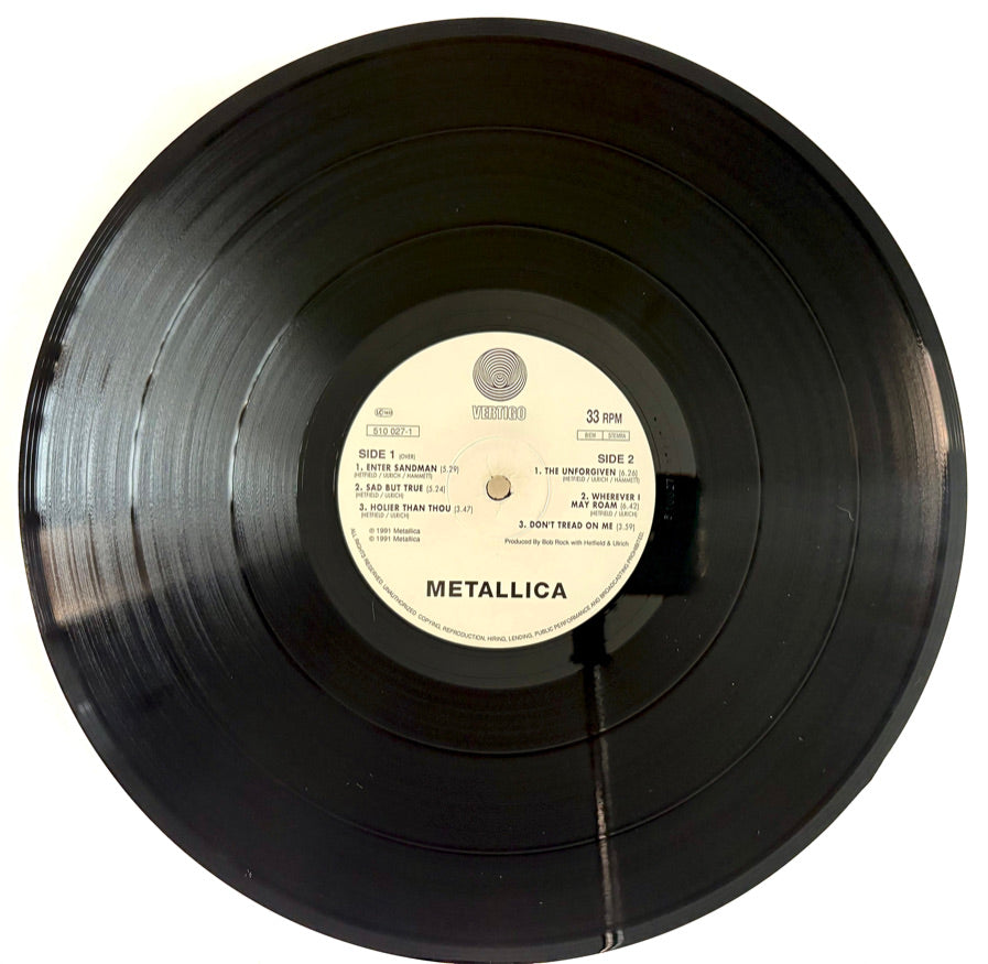 Metallica - Black Album - Doppio Vinile Nero (Black Double Vinyl) (UK 1991)