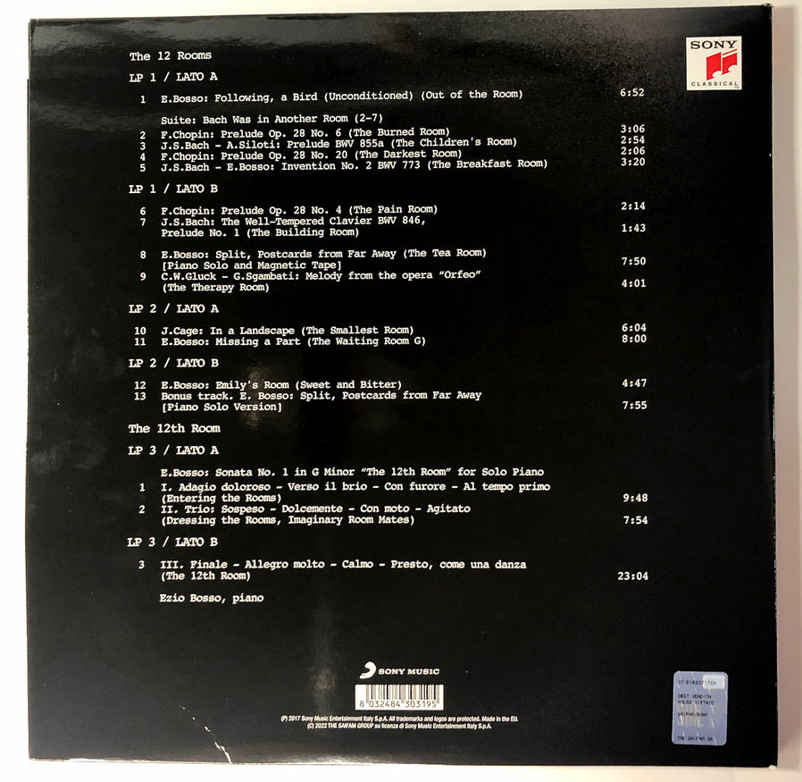 EZIO BOSSO - The 12th Room - Triplo Vinile Nero (Black Triple Vinyl) (Ed. 2022)