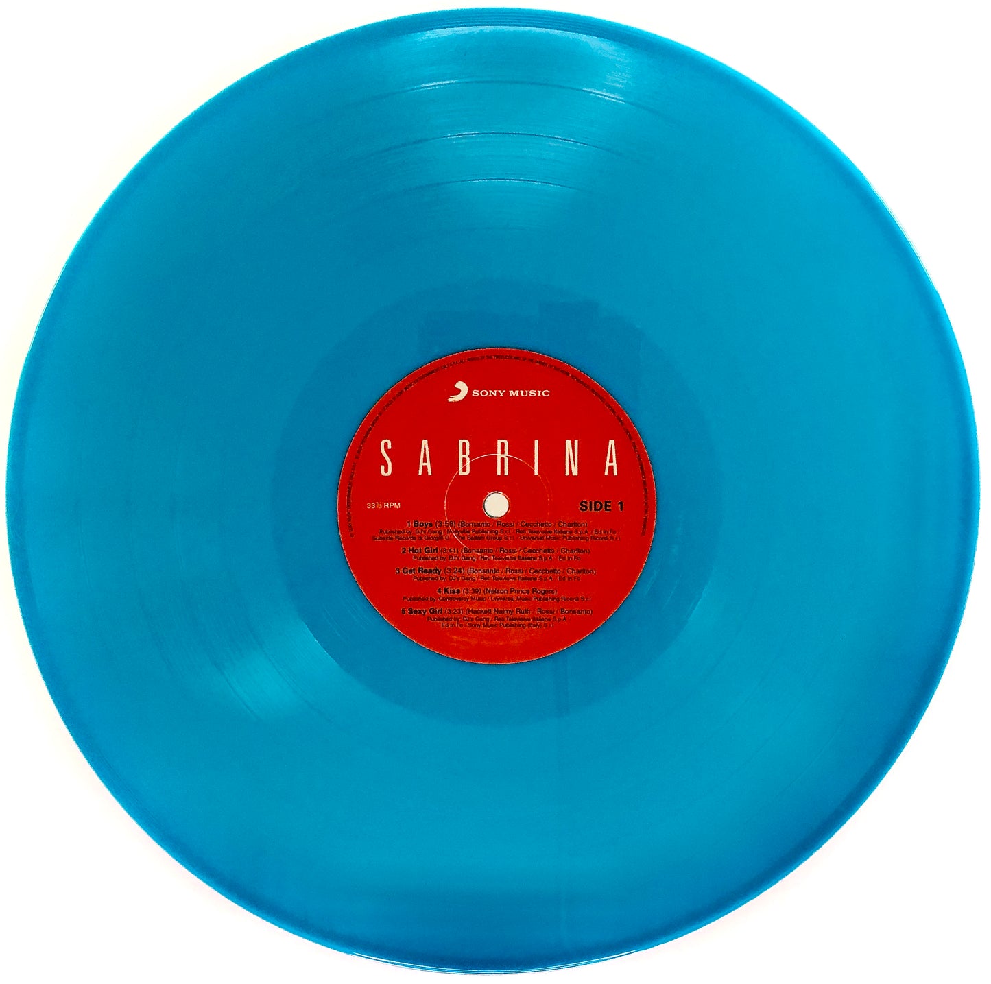 SABRINA SALERNO - Sabrina - Vinile Azzurro Solido