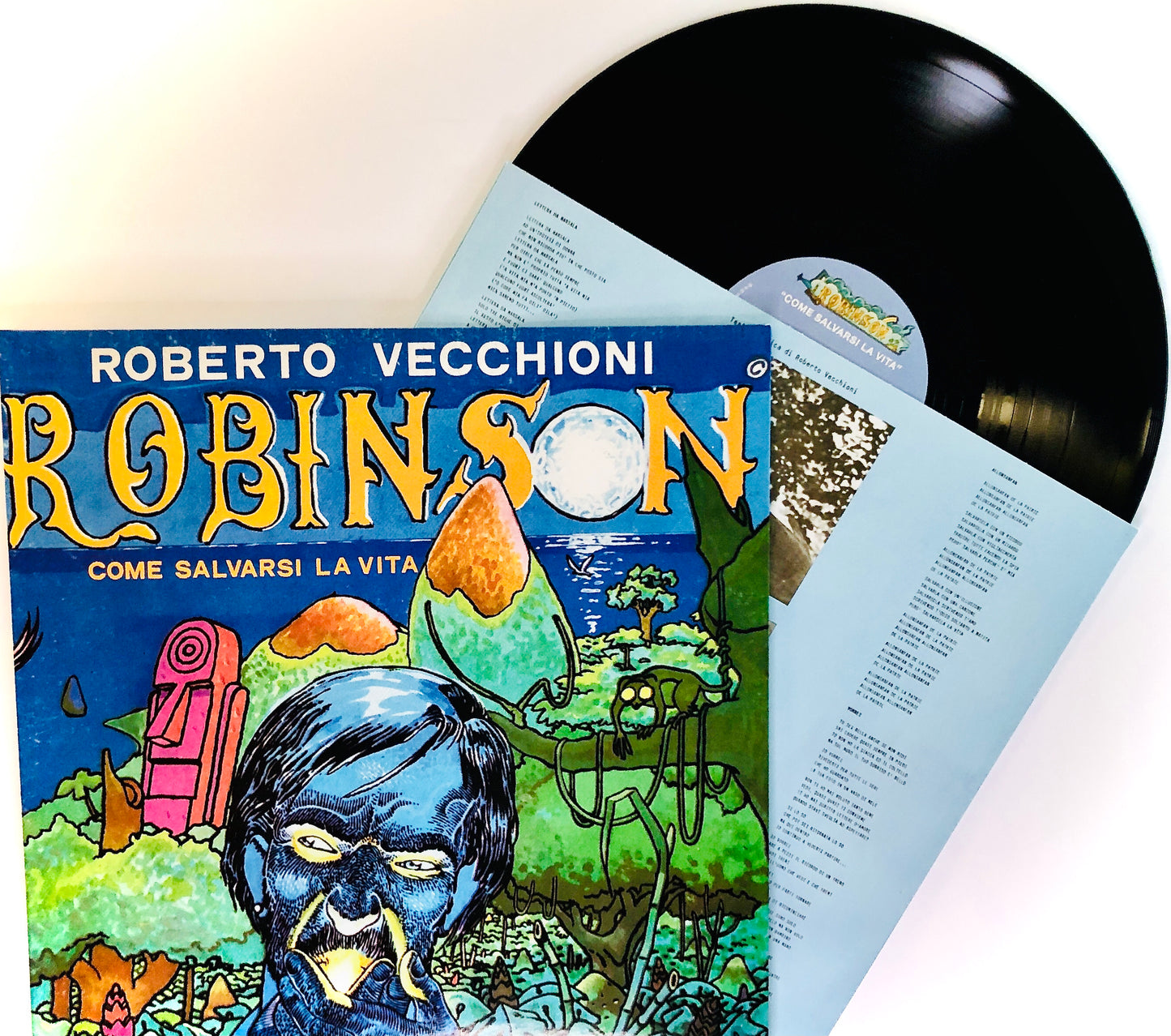 ROBERTO VECCHIONI - Robinson (come salvarsi la vita) - Vinile Nero