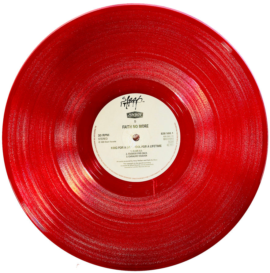 FAITH NO MORE - King for a day Fool for a lifetime - Doppio Vinile Rosso (Slash - London Records 1995, UK)