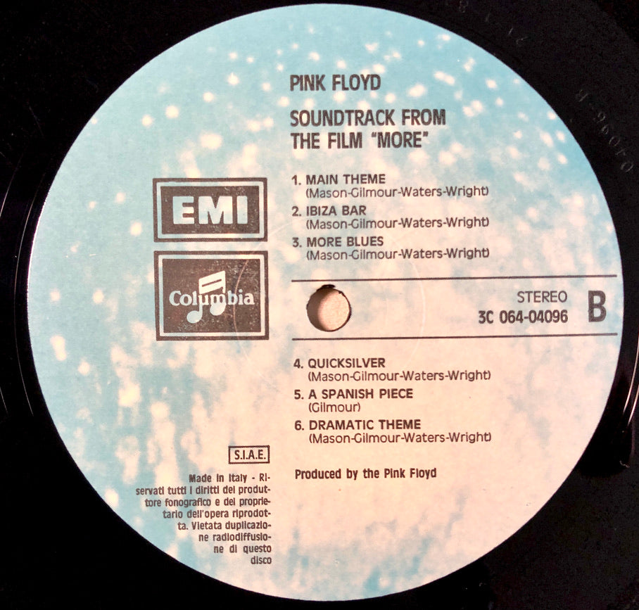 Pink Floyd - Soundtrack from the film More - Vinile Nero (Black Vinyl) (1983)