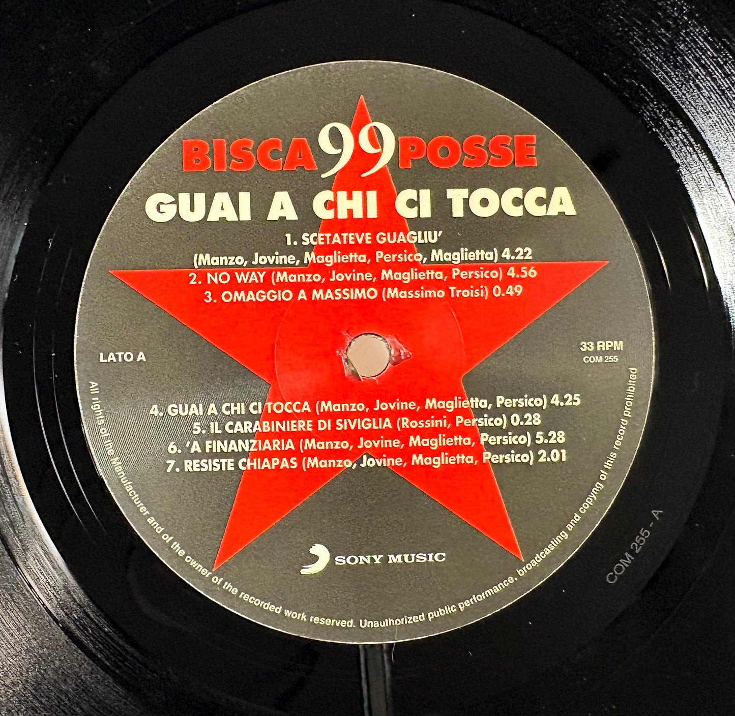BISCA 99 POSSE - Guai a chi ci tocca - Vinile Nero (180 grammi / Ed. 2022)