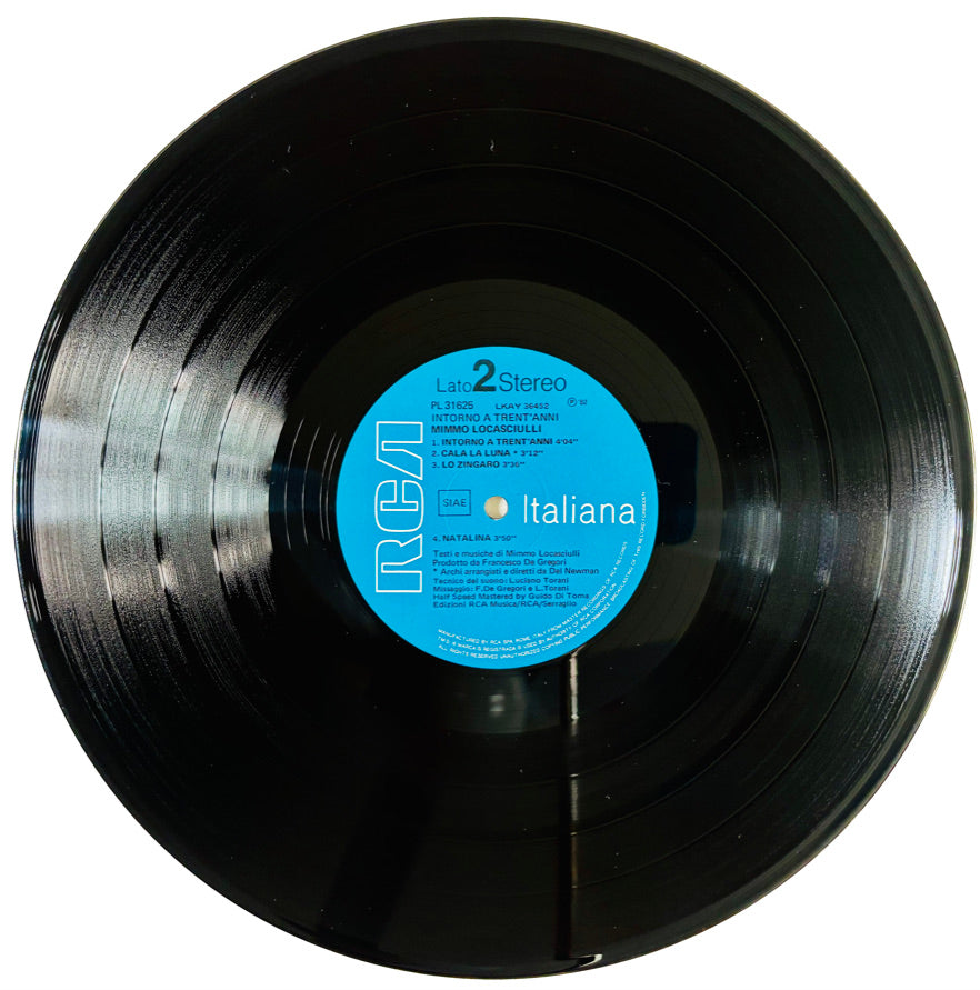 MIMMO LOCASCIULLI - Intorno a trent’anni - Vinile Nero (1982)