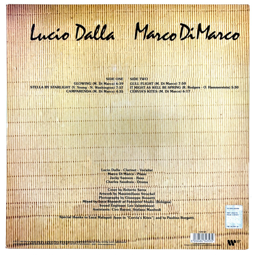 Lucio Dalla e Marco Di Marco - Vinile Nero (Ed. 2024)