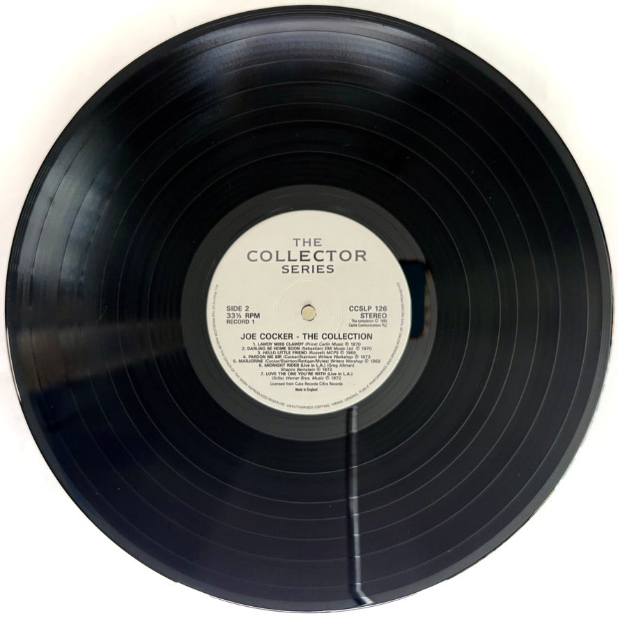 JOE COCKER - The Collection - Doppio Vinile Nero (2LPs Black) (UK / 1985)