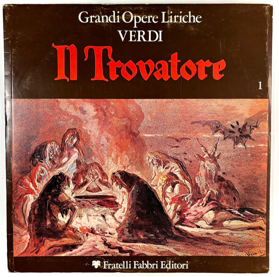 Giuseppe Verdi - Il Trovatore - n° 4 LP Vinile Nero (4LPs Black Vinyl)