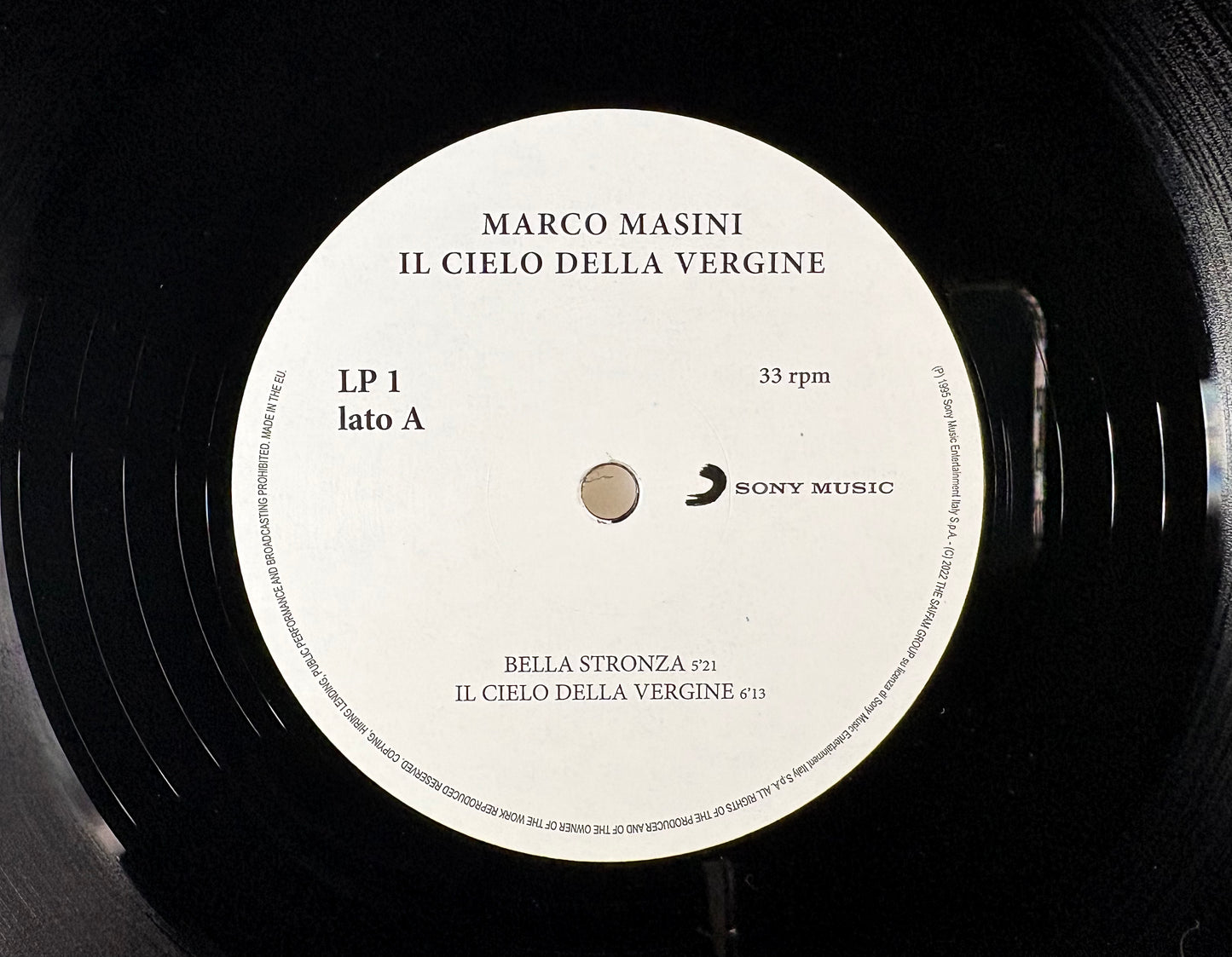 MARCO MASINI - Il cielo della Vergine - Doppio Vinile Nero (Black Double Vinyl) (Ed. 2022)