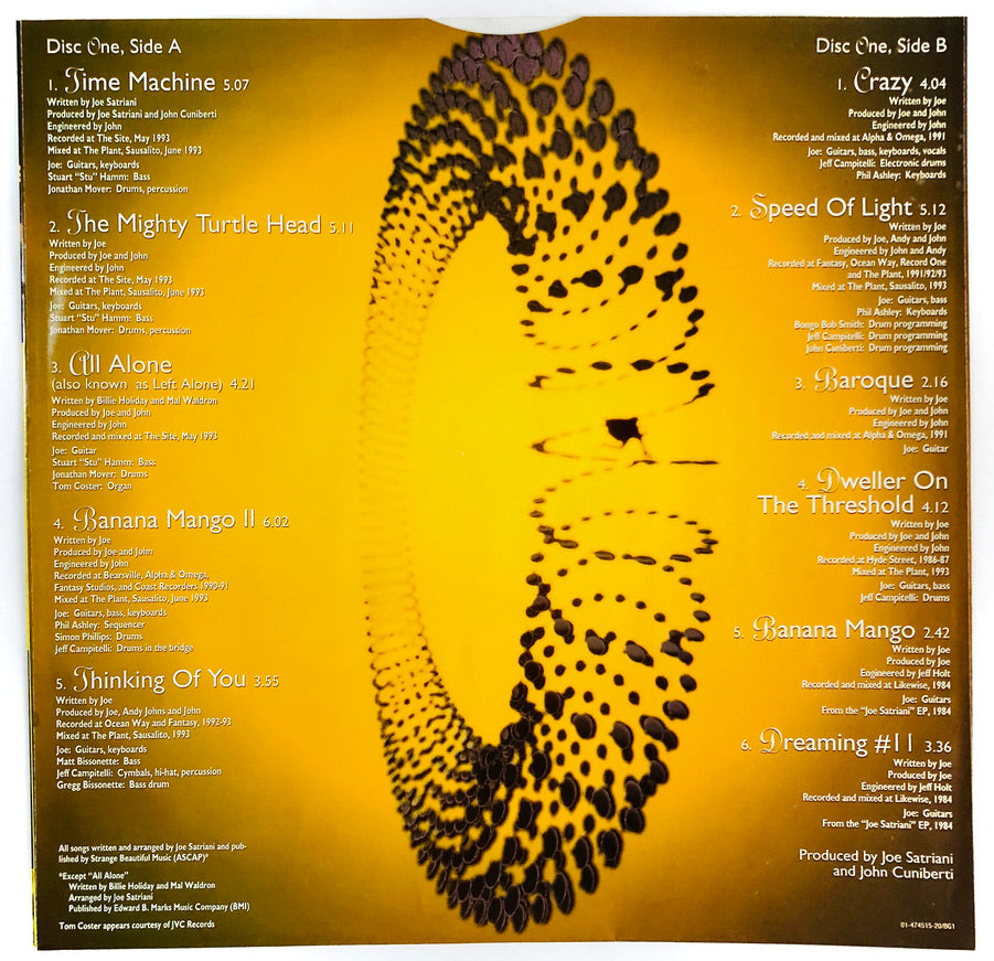 JOE SATRIANI - Time Machine - Triplo Vinile Nero (3LPs Black Vinyl) (1993)