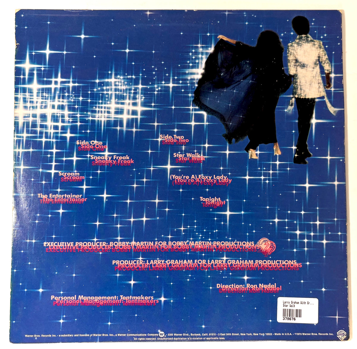 LARRY GRAHAM WITH GRAHAM CENTRAL STATION - Star Walk - Vinile Nero (USA 1979)