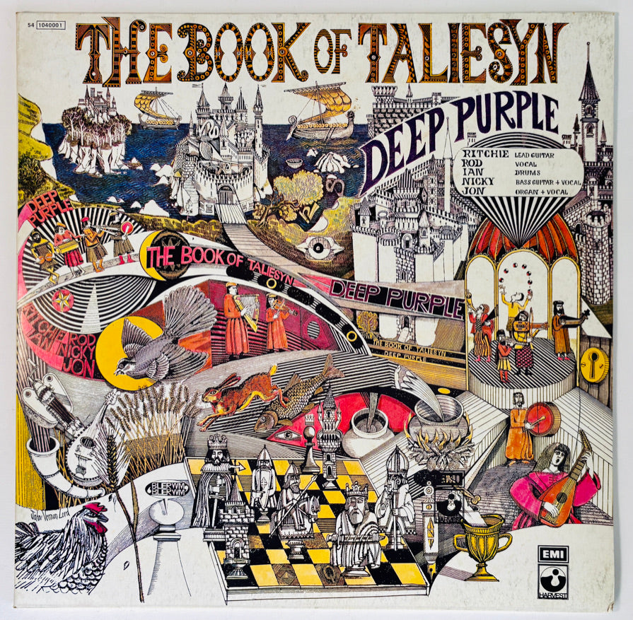 DEEP PURPLE - The Book of Taliesyn - Vinile Nero (Black Vinyl)