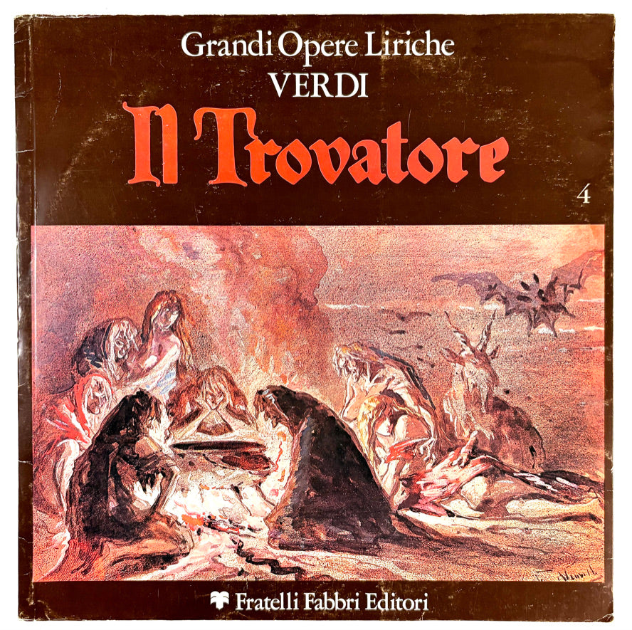 Giuseppe Verdi - Il Trovatore - n° 4 LP Vinile Nero (4LPs Black Vinyl)