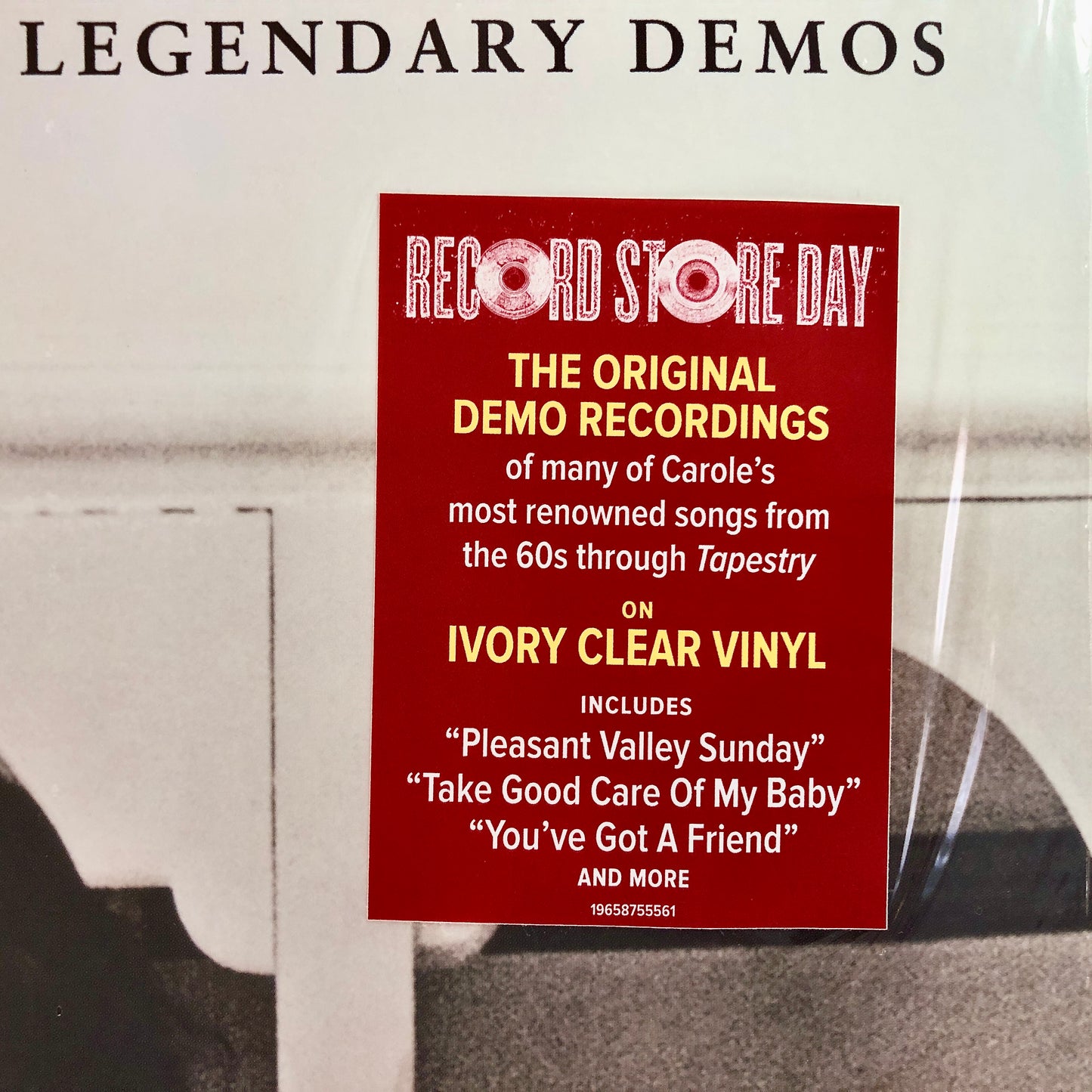 CAROLE KING - The Legendary Demos - Vinile Trasparente (Record Store Day 2023)