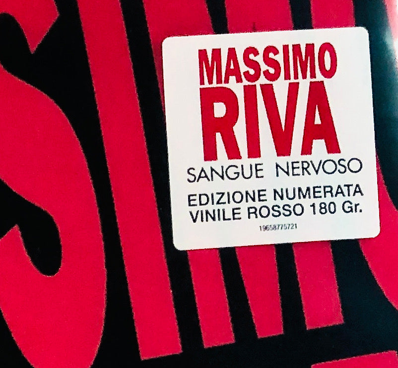 MASSIMO RIVA - Sangue Nervoso - Vinile Rosso Trasparente