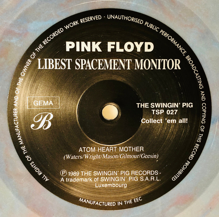 Pink Floyd - Libest Spacement Monitor - Vinile Marmorizzato Rosa / Grigio