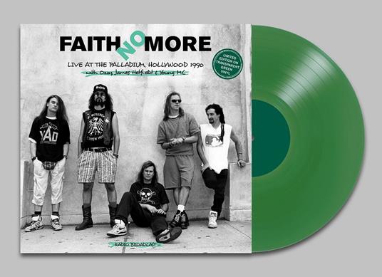 FAITH NO MORE - Live at the Palladium, Hollywood 1990 - Vinile Verde Trasparente