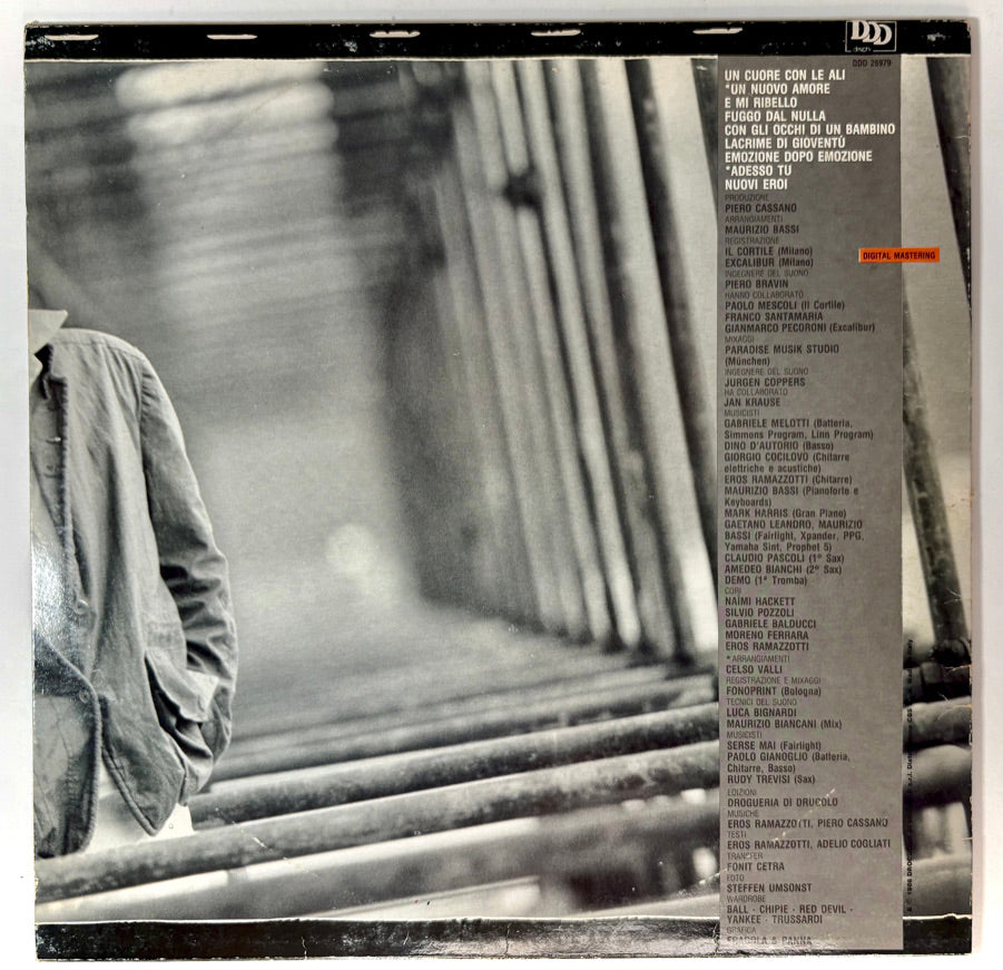 Eros Ramazzotti - Nuovi Eroi - Vinile Nero (1986)