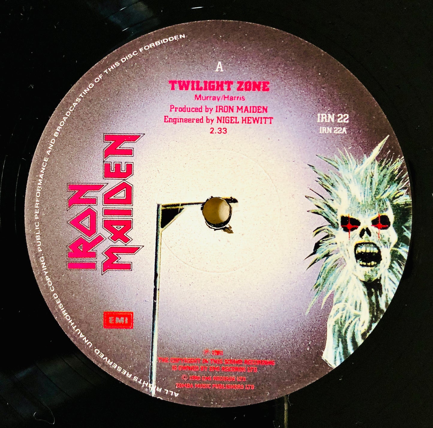 Iron Maiden - Women in Uniform - Doppio Vinile Nero (Double Black Vinyl) (1990 UK)