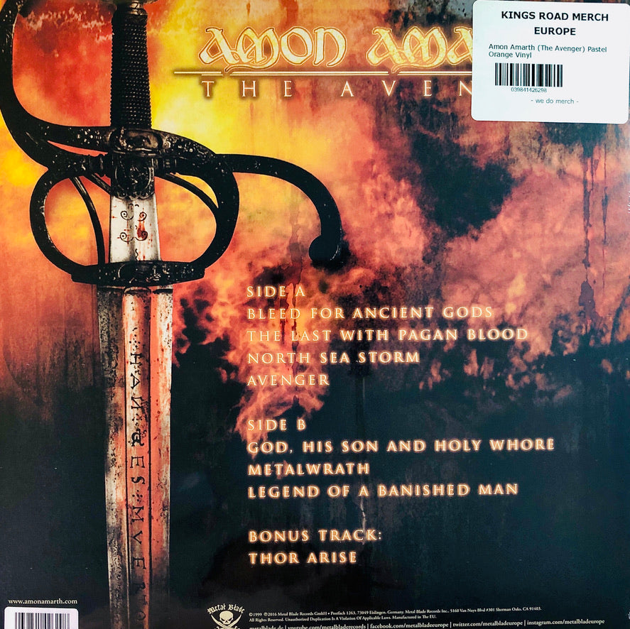 AMON AMARTH - The Avenger - Vinile Arancione Pastello Marmorizzato