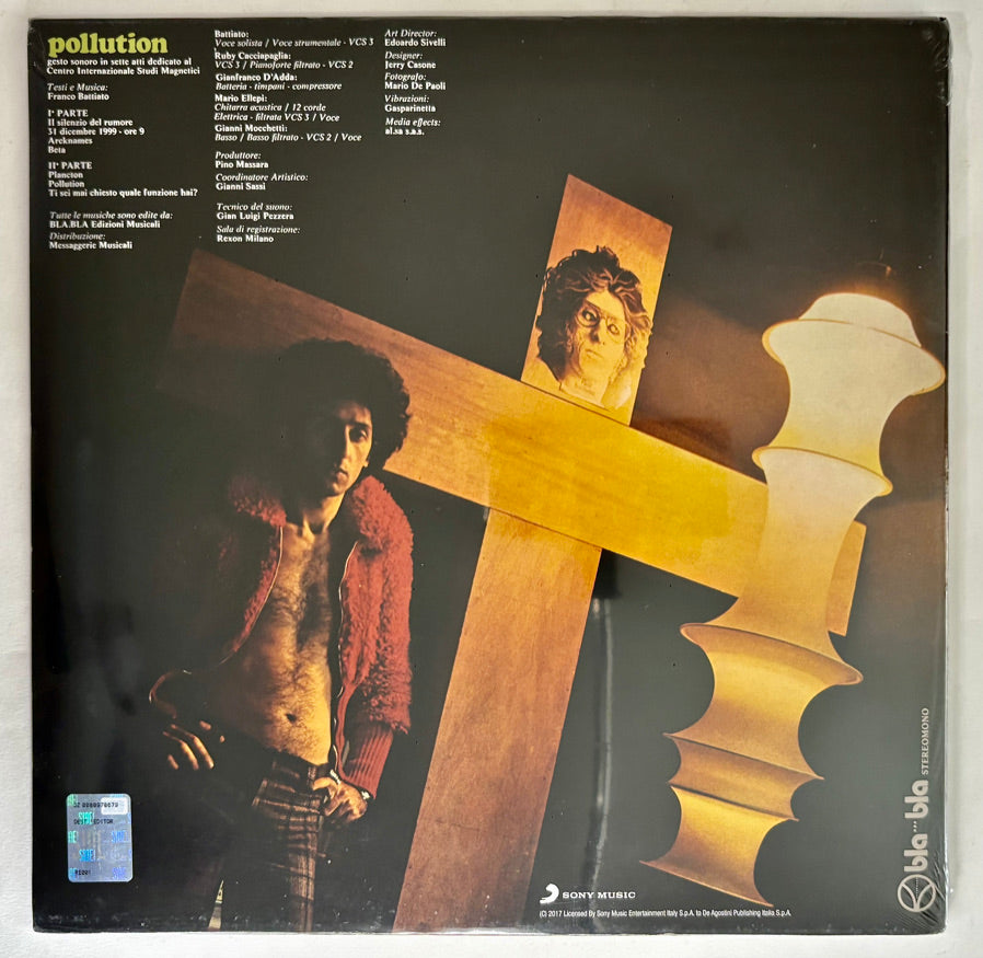 FRANCO BATTIATO - Pollution - Vinile Nero (Black Vinyl) (2017)