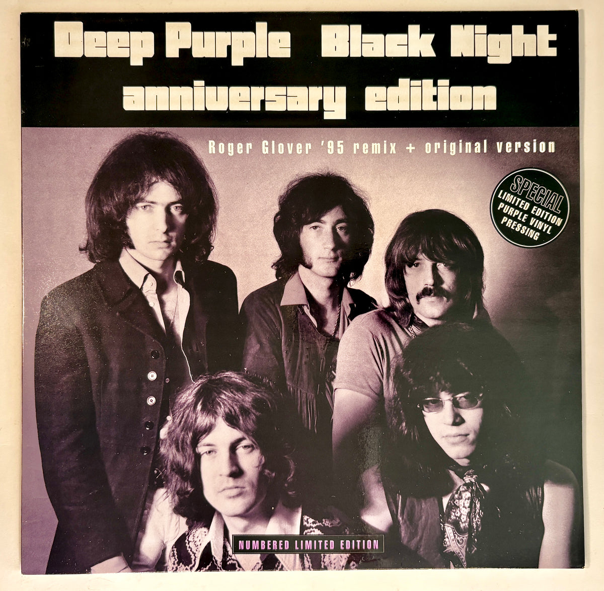 DEEP PURPLE - Black Night (Anniversary Edition) - Vinile Porpora (Purple Vinyl) (UK 1995)
