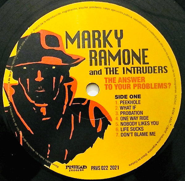 MARKY RAMONE and THE INTRUDERS - The Answer to your Problems? - Vinile Nero (Black Vinyl) (2021)