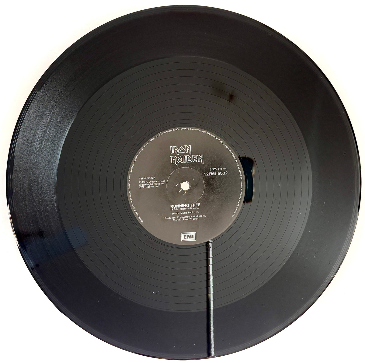 Iron Maiden - Running free - Vinile Nero (Black Vinyl) (UK 1985)
