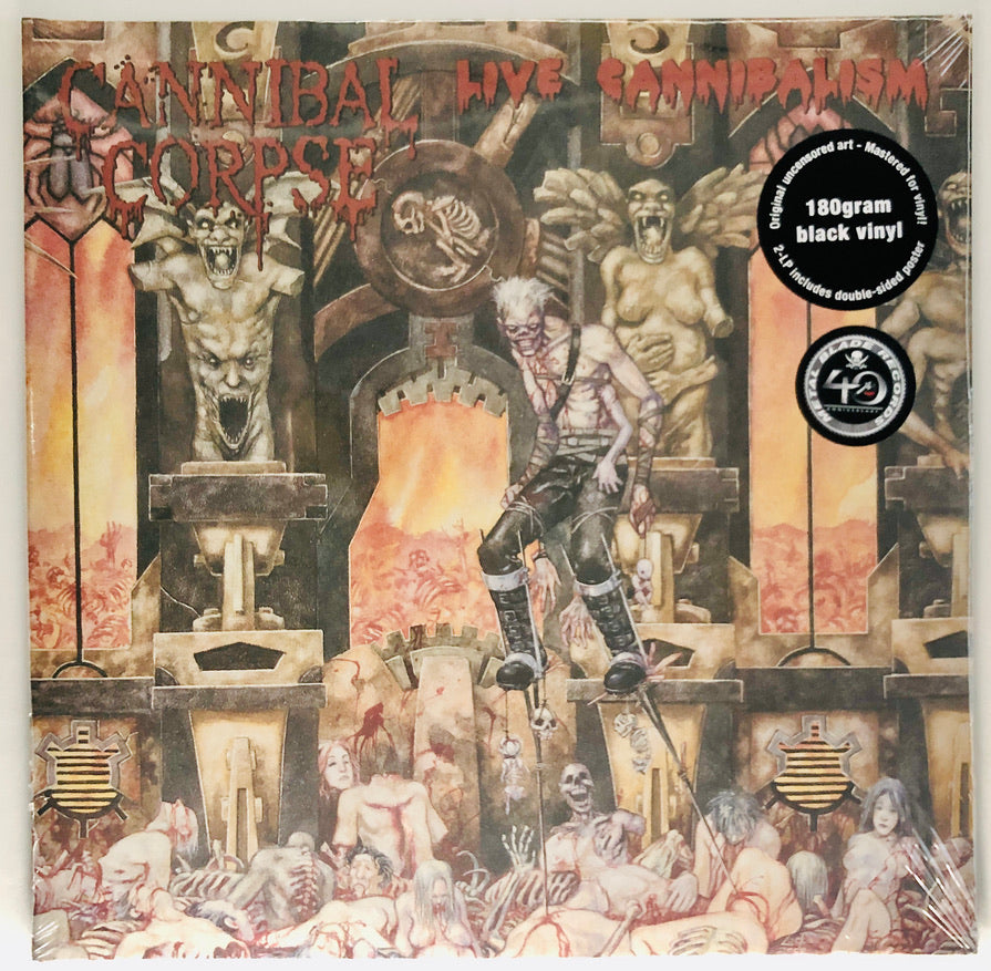 CANNIBAL CORPSE - Live Cannibalism - Doppio Vinile Nero (Black Double Vinyl) (Ed. 2022)