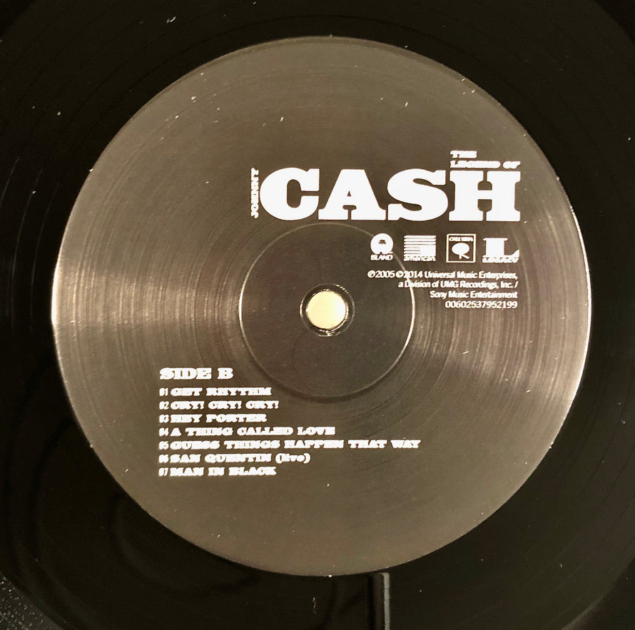 JOHNNY CASH - The Legend of Johnny Cash - Doppio Vinile Nero (Black Double Vinyl) ( Island Records  2014)