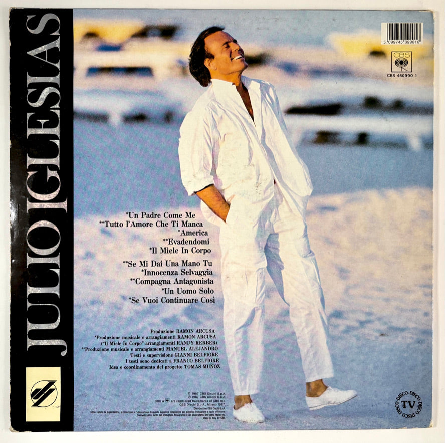 Julio Iglesias - Tutto l’Amore che ti manca - Vinile Nero (Black Vinyl)