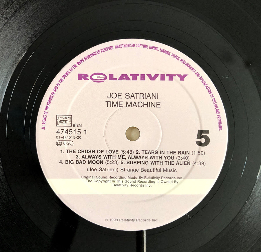 JOE SATRIANI - Time Machine - Triplo Vinile Nero (3LPs Black Vinyl) (1993)