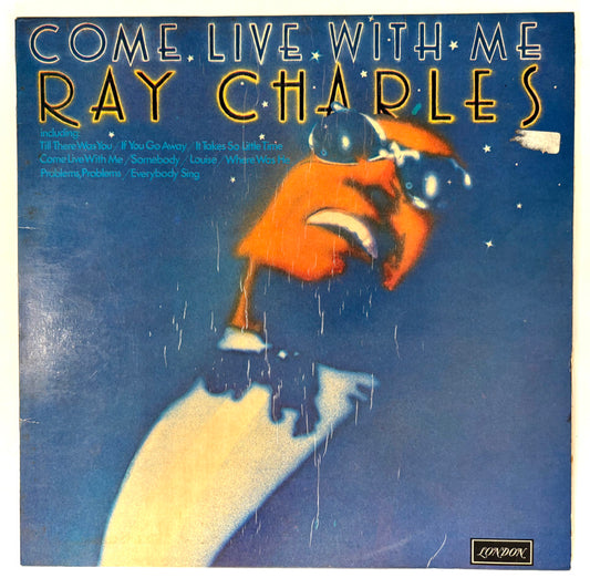 RAY CHARLES - Come live with me - Vinile Nero (Black Vinyl) (UK 1974)