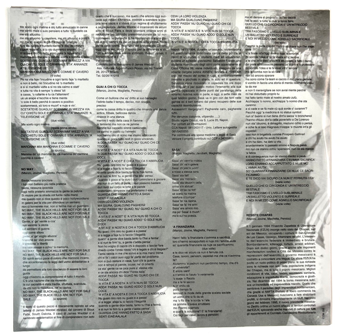 BISCA 99 POSSE - Guai a chi ci tocca - Vinile Nero (180 grammi / Ed. 2022)