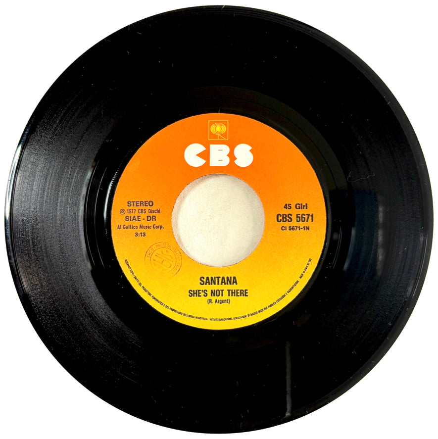 SANTANA - She’s not there - Vinile Nero (45rpm)