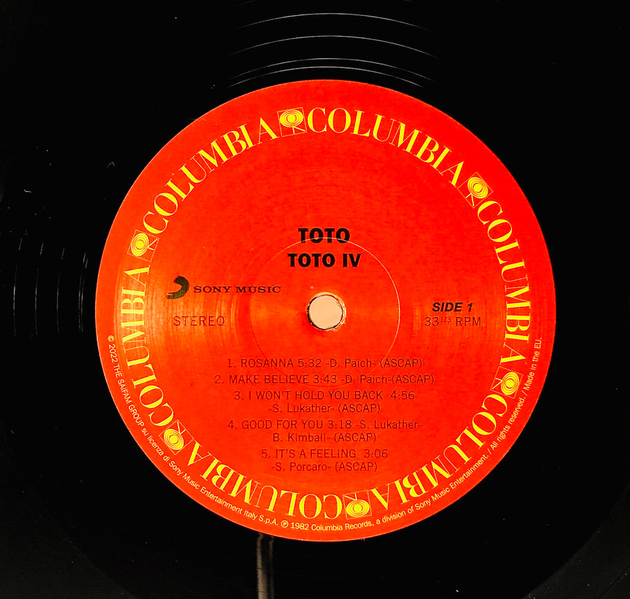 TOTO - IV - Vinile Nero (Black Vinyl) (Ed. 2022)
