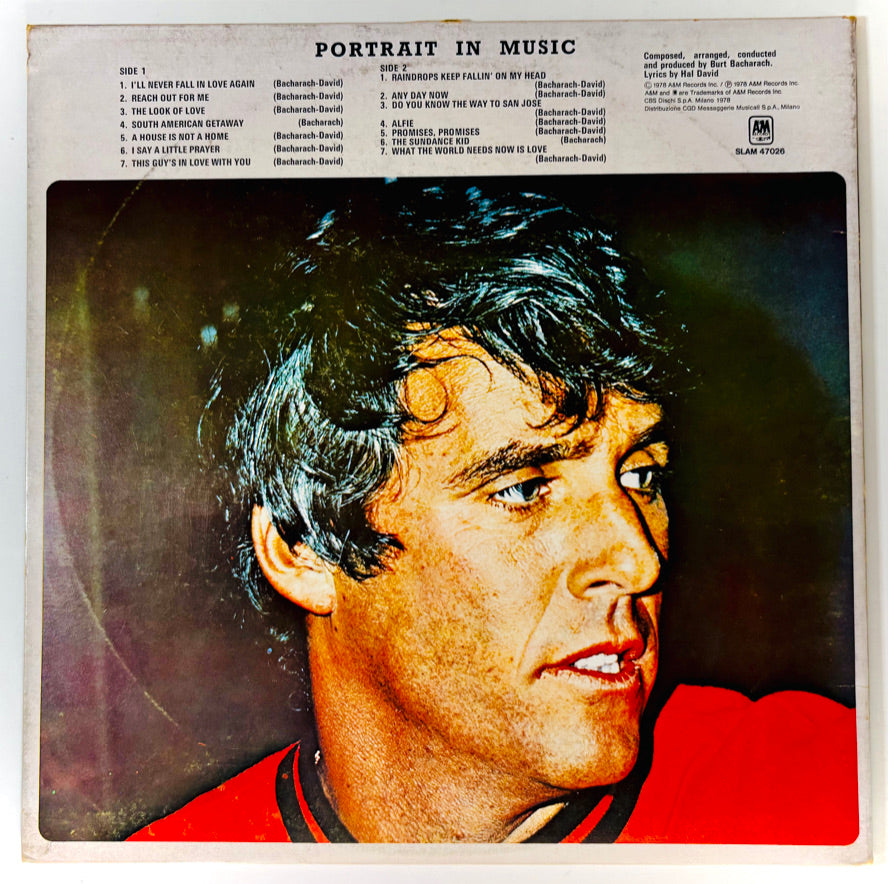 BURT BACHARACH - Portrait in music - Vinile Nero (Black Vinyl) (1978)