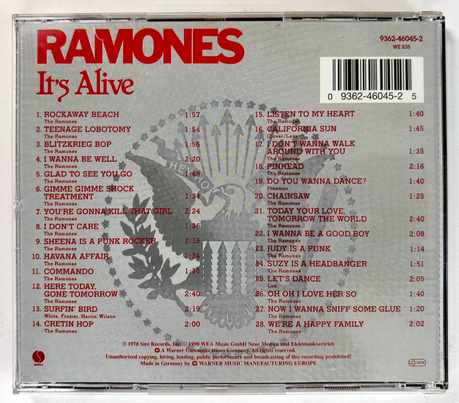 Ramones	- It’s Alive - CD