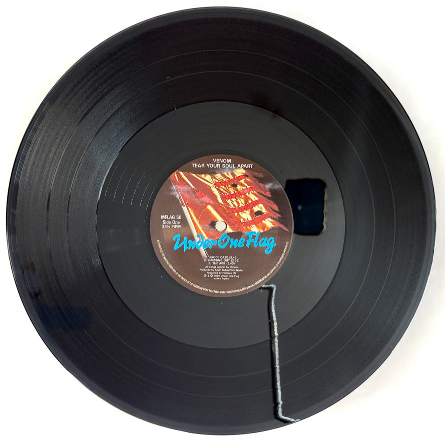 VENOM - Tear your soul apart - Vinile Nero (Black Vinyl) (UK 1990)