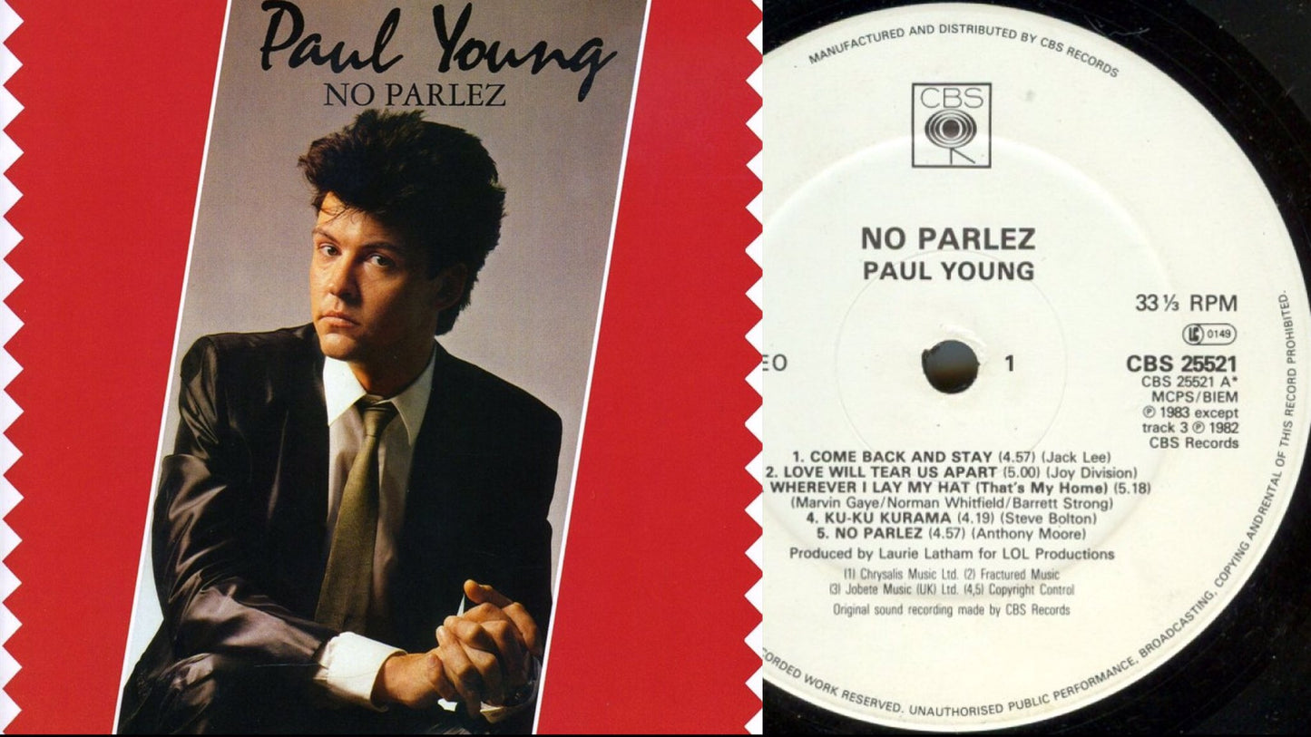 PAUL YOUNG - No Parlez - Vinile Nero (Black Vinyl)