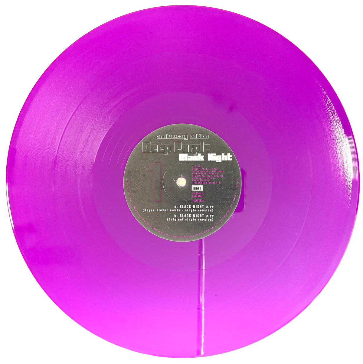 DEEP PURPLE - Black Night (Anniversary Edition) - Vinile Porpora (Purple Vinyl) (UK 1995)