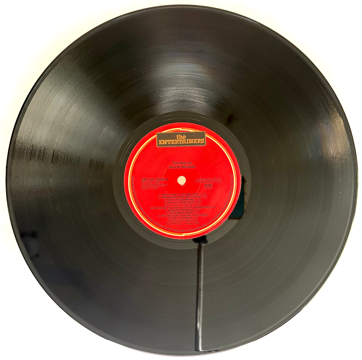 WILLIE NELSON - The Best of - Vinile Nero (Black Vinyl) (1988)