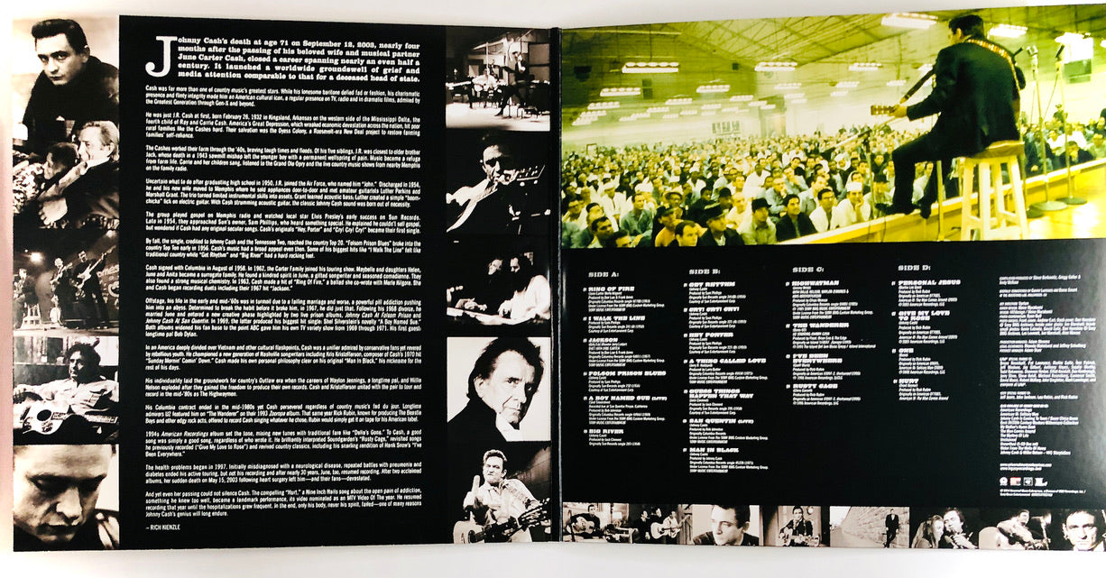 JOHNNY CASH - The Legend of Johnny Cash - Doppio Vinile Nero (Black Double Vinyl) ( Island Records  2014)