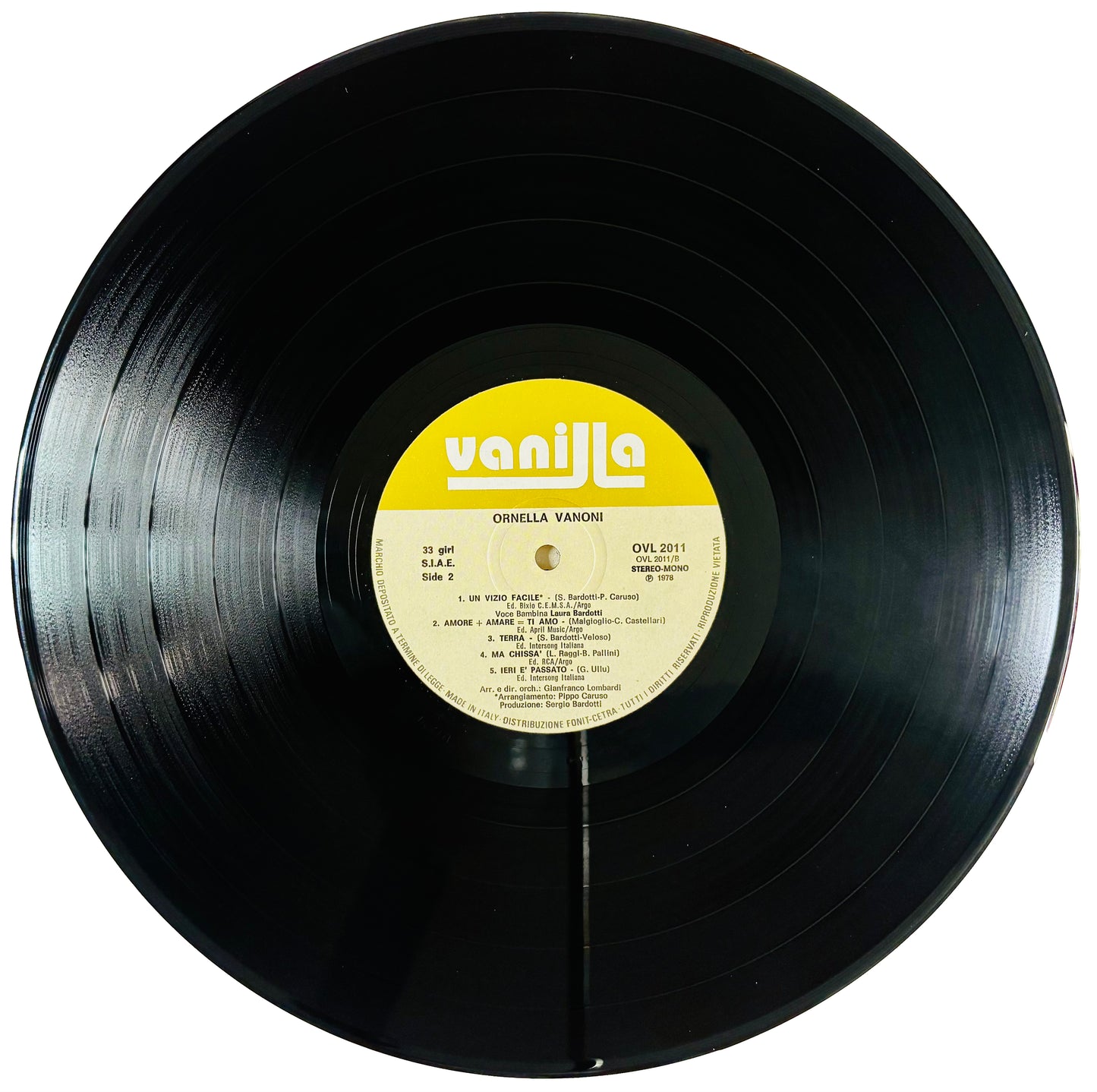 ORNELLA VANONI - Vanoni - Vinile Nero (1978)