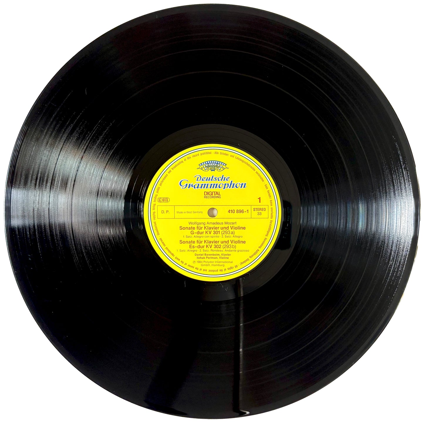 Barenboim Daniel - Wolfgang Amadeus Mozart (Violin Sonatas) - Vinile Nero (Black Vinyl)