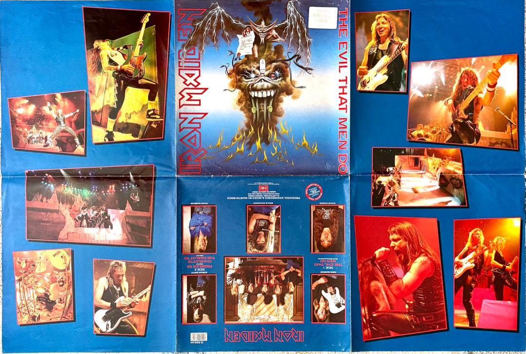 Iron Maiden - The evil that men do - Vinile Nero (Black Vinyl) (UK 1988)