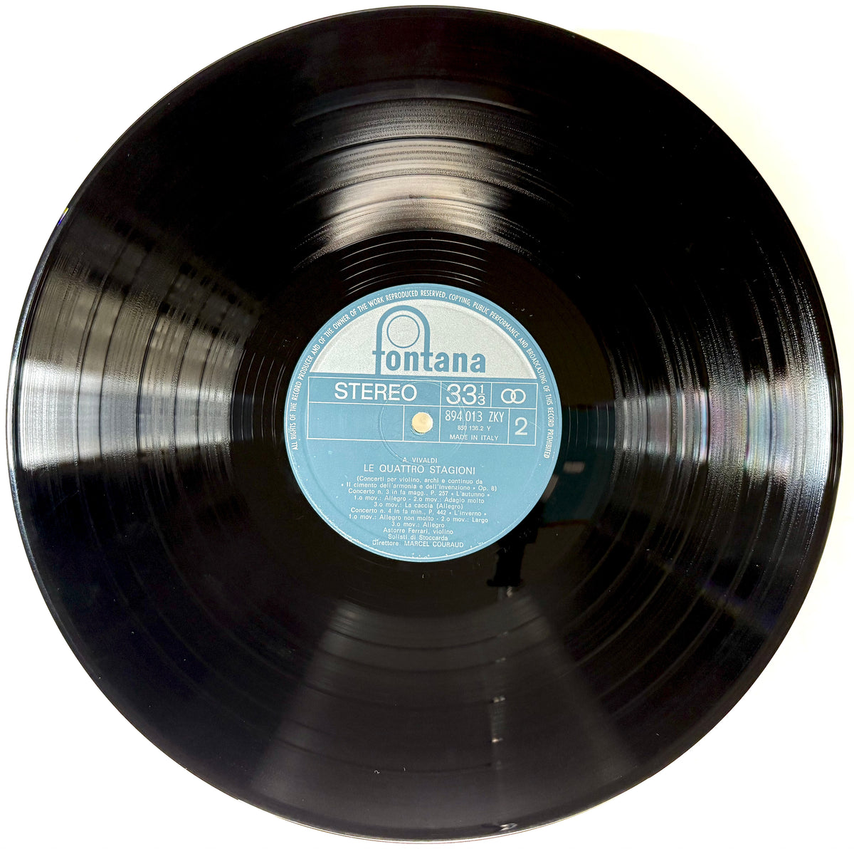 ASTORRE FERRARI / MARCEL COURAUD - Vivaldi (Le Quattro Stagioni) - Vinile Nero