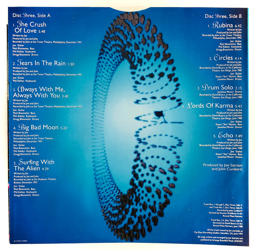 JOE SATRIANI - Time Machine - Triplo Vinile Nero (3LPs Black Vinyl) (1993)